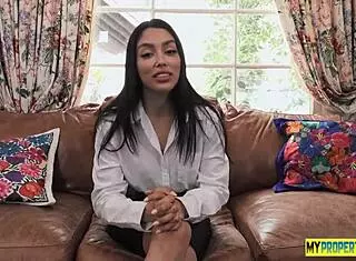 Vanessa Sky Hot Neighborhood Encounter with Big Cock