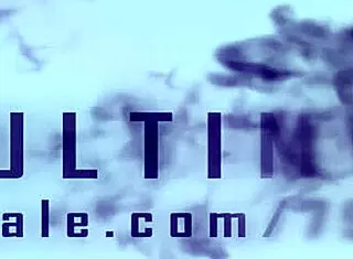 Bound topless woman spits and licks mans face in bdsm fetish.