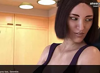 Why spy on that hot milf with huge tits and ass? She's blowing not her son, but watch closely.