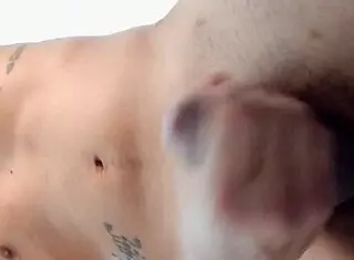 Fer Masturbates Monster Cock Until Cum In Gay Pornstar Scene