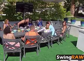 Stunning Chicks Get Banged Hard In Rough Reality Show Orgy!
