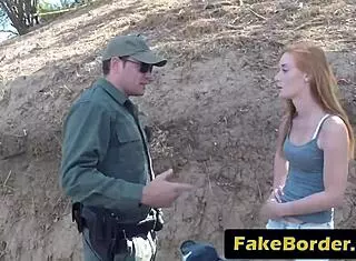 Freckled Redhead Alex Tanner's Hard Sex By Border