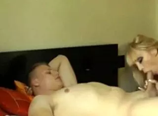 Stepmom thanks stepson with a homemade gesture in high definition.