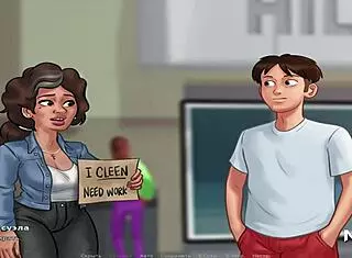 helping a beautiful latina land a job in the game