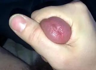 I watch this huge monster cock masturbate until it jizzes hard