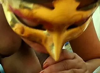 Watch amber suck that penis with mind blowing blowjob and handjob