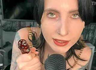 Lou Nesbit and Lia Louise give dirty ASMR JOI! Femdom instructions!