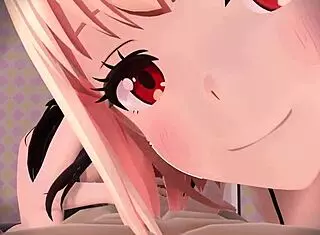 I think chisato and takina are having fun together in mmd by dd dd