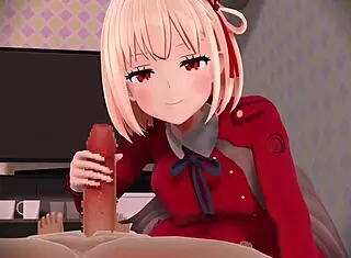 I think chisato and takina are having fun together in mmd by dd dd