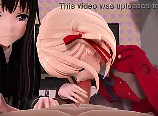I think chisato and takina are having fun together in mmd by dd dd