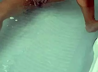 want to see masturbation in massage tub?