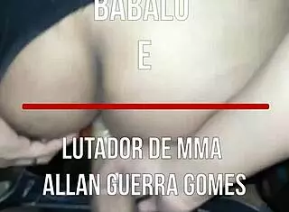 Street anal scene with babalu and allan guerra gomes
