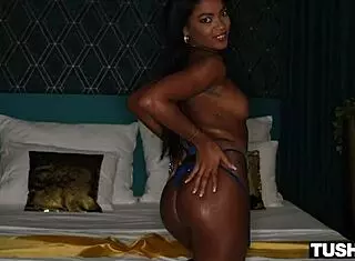 Tushyraw's Anal-Loving Ebony Brunette Cutie Sofi Gets Her Ass Railed Hard with Deepthroat and Facial