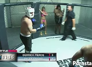 I saw hot babe Jessica Moore fuckin MMA boxer Derrick Pierce