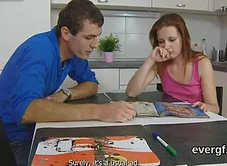 Man, this bankrupt guy lets his mate bang his ex-girlfriend for cash. What a wild deal!