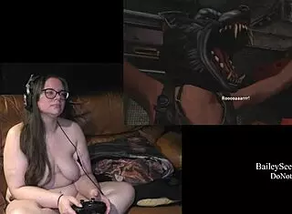 Naked Playthrough Of Left Behind Part 2!