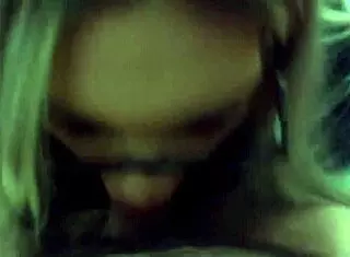 Blonde Gabriela Deepthroats Cumshot