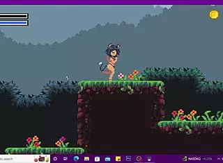 Bold adventures in 2d hentai game on pc