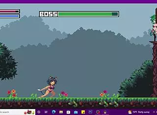 Bold adventures in 2d hentai game on pc