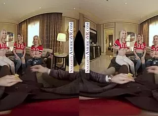 three football-crazed girls cheer for their mvp