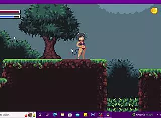 Bold adventures in 2d hentai game on pc