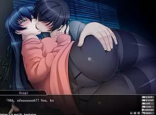 taimanin asagi 3 handjob scene