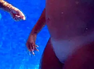 She moans, Fuck me harder under the water, you stud!