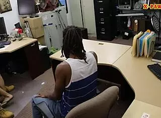 Yo, my black bf let the pawn guy bang my lady!