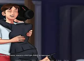 summertimesaga passionate kiss in living room episode 4 part 3