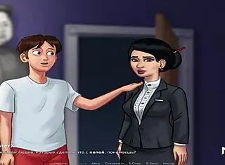 summertimesaga passionate kiss in living room episode 4 part 3