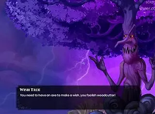 crazy big tits blonde chops wooden dick hard