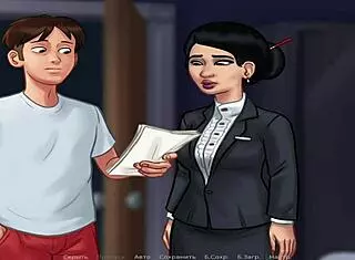 summertimesaga passionate kiss in living room episode 4 part 3