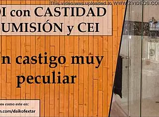 Expert JOI with chastity punishment and CEI challenge! 🔥