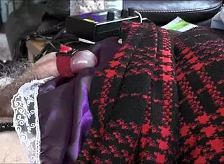 Quick estim leads to intense orgasm!