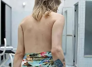 Nanda Molinari, the sexy shemale goddess, in USA hardcore scene