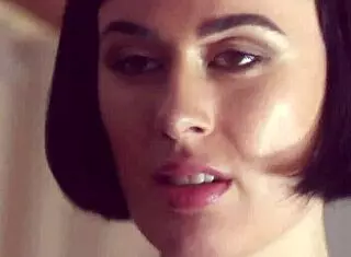 hotwife deepthroats cock in lingerie