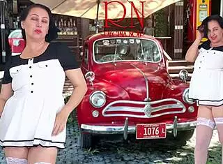 Regina Noir's Bold Striptease