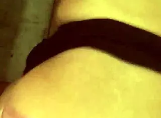 Amateur ebony with big ass rides monster black cock homemade