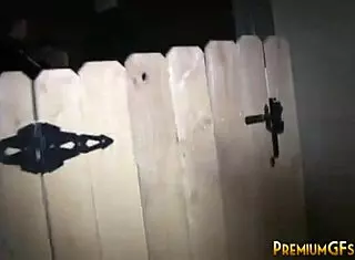 Hot blonde babe engages in hardcore fucking and blowjob at university party with watcher