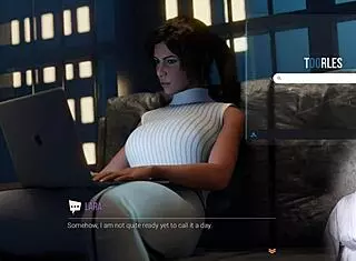 lara croft masturbates