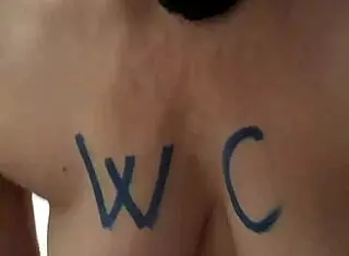 Myla Angel Bounds Tits With Rainbow Rubbers