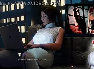 lara croft masturbates