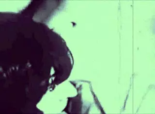 man in drag explores vintage secrets in retro setting