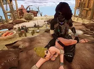 Lesbian Ebony Orgy On Beach Vs Tribal Party