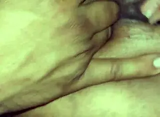 sexy latina's wet fat pussy from masturbation