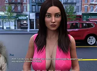 In Race of Life ep 10, I give a handjob to that milf on the parkin lot, her big tit's bouncin!