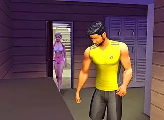 gym session with personal trainer in sims 4