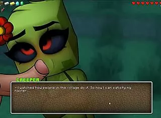 creeper girl in hornycraft gives deepthroat blowjob and gets massive facial on the beach.