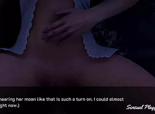 Dude, fingering and banging this busty brunette in lingerie! 🔥