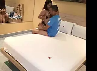 Hotwife enjoys her friends' company in the USA.